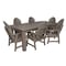 Highwood Usa Hamilton 7pc Rectangular Outdoor Patio Furniture Dining Set 84 x 42 AD-ST7HM1CO5AA-WBR - alternate 1